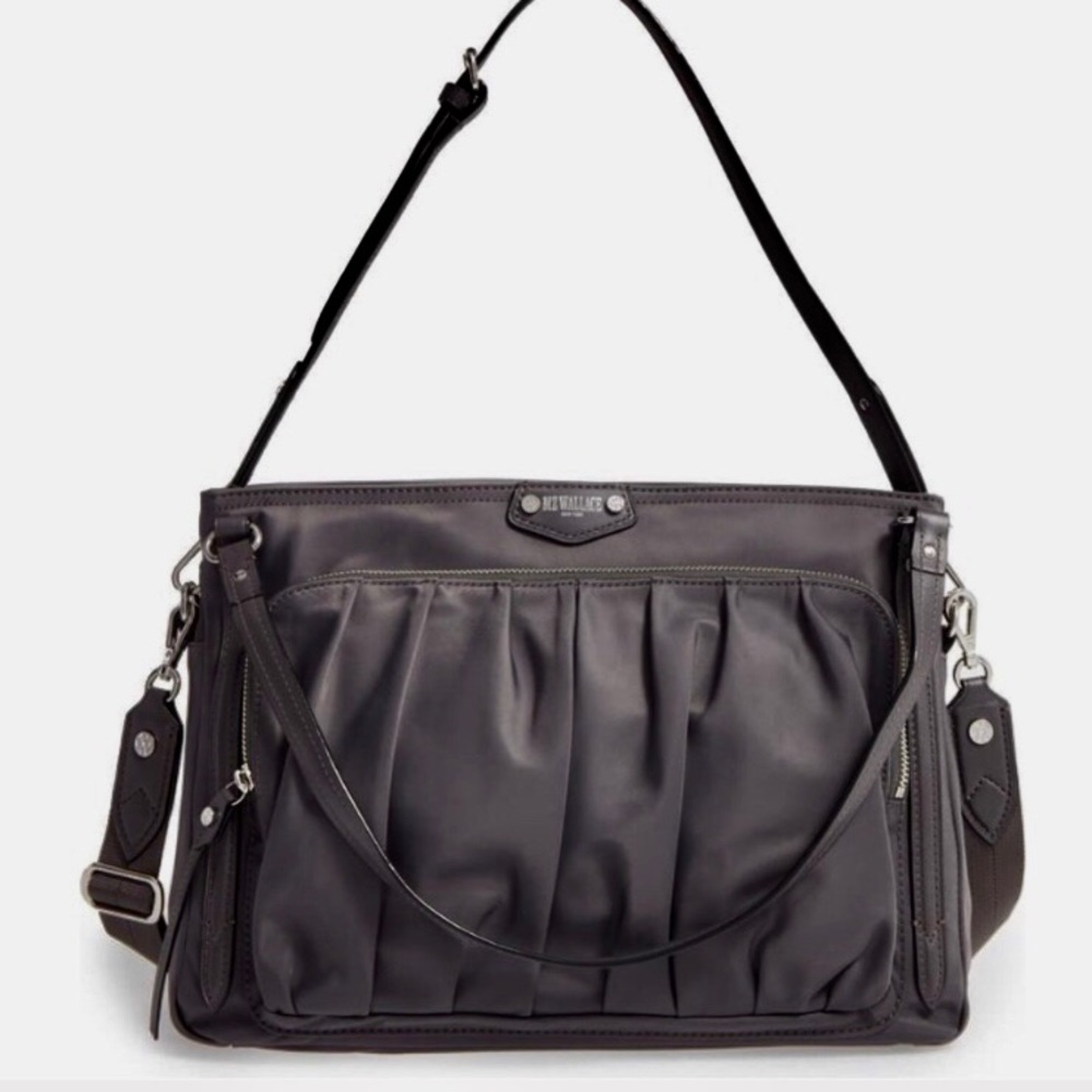 MZ Wallace Toni Crossbody/Shoulder Tote Marcasite